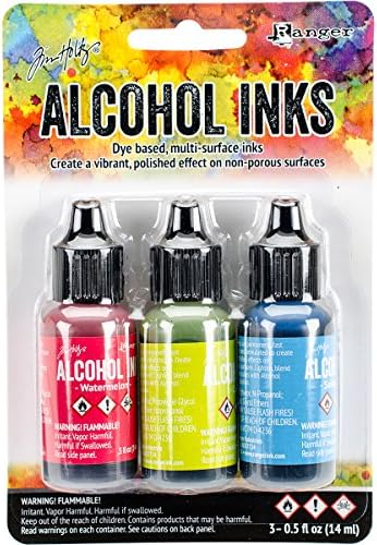 Ti Holtz Adirondack Alcohol Ink Applicator-Stap Handle W/10 Felts