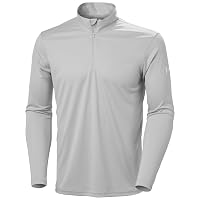 Helly Hansen HH Tech 1/2 Zip 2.0 Uomo, Grigio Nebbia