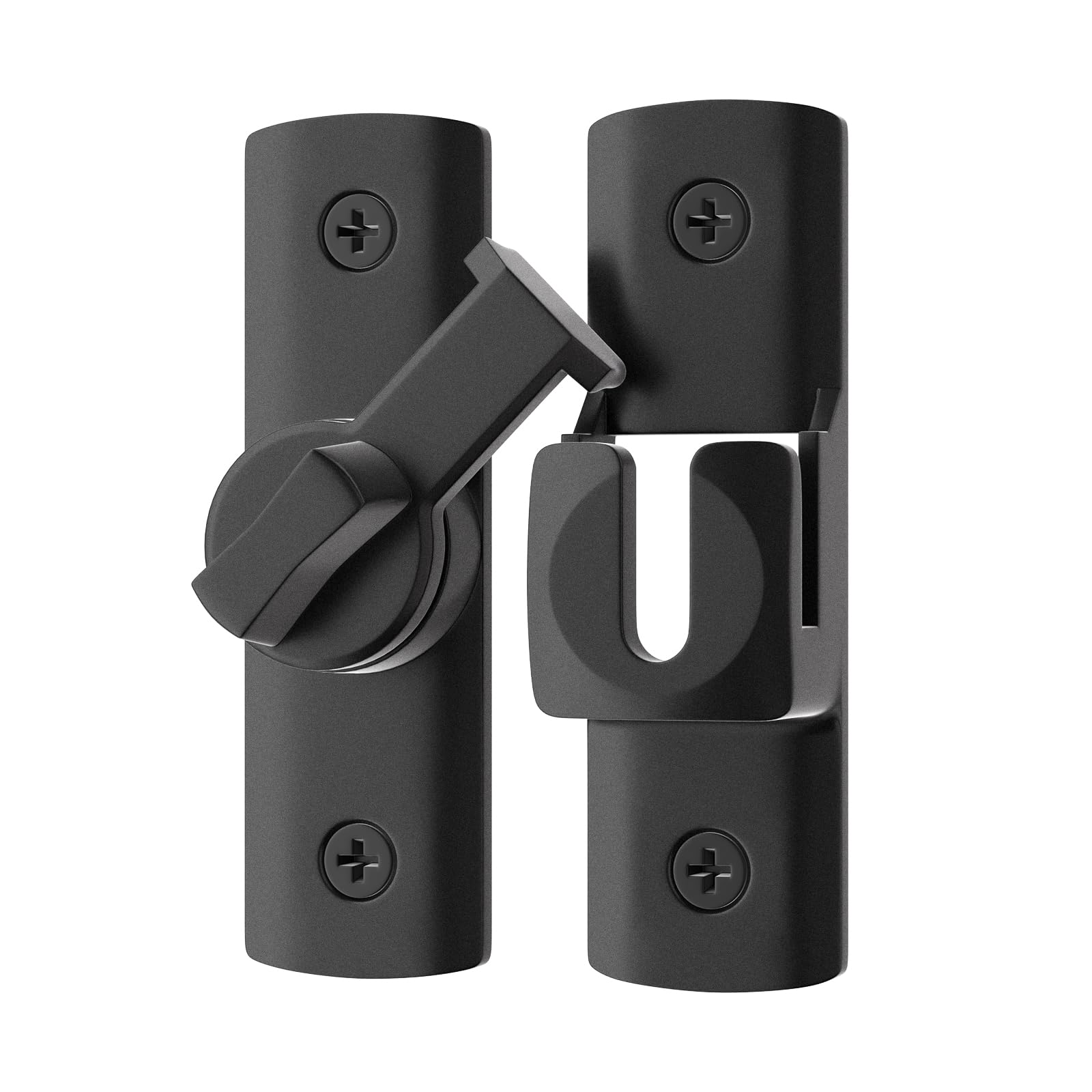 Barn Door Lock, 90/180 Degree Latch Lock, 1 Pack | Gate Latches for Fence, Flip Latch Safety Door Lock, For Sliding Door, Garden, Closet, Bathroom, Pocket Doors-picture-15