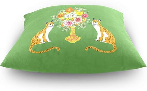 Miniatura 4 de Funda de almohada de 18 x 18 pulgadas, suave, cómoda, decorativa, cuadrada, funda de almohada para el hogar, sofá, cama, oficina o automóvil (tigre