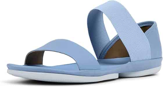 Amazon.com | Camper Women's Strap, Medium Blue 087, 5 | Flats