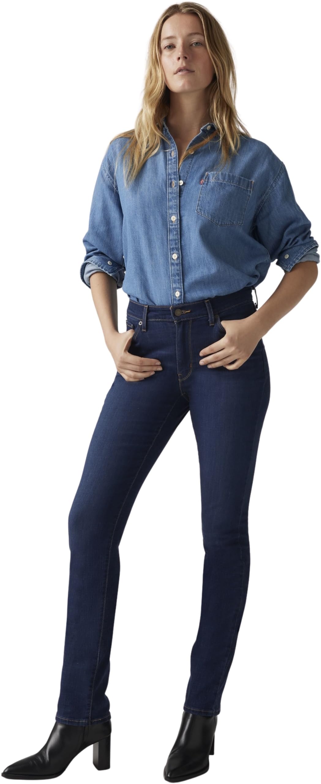 Levi's Classic Straight Jeans for Women, Cobalt Haze_LSE 31 32, Cobalt Haze_lse, 31W x 32L