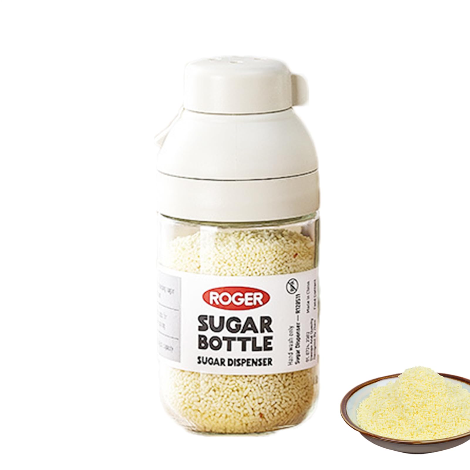 Distributeur De Sel Et épices Transparent 250g - Doseur Précis Pour Cuisine, Restaurant, Camping - Design Avec Mécanisme Breveté