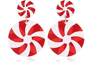 Women's Christmas Candy Earrings