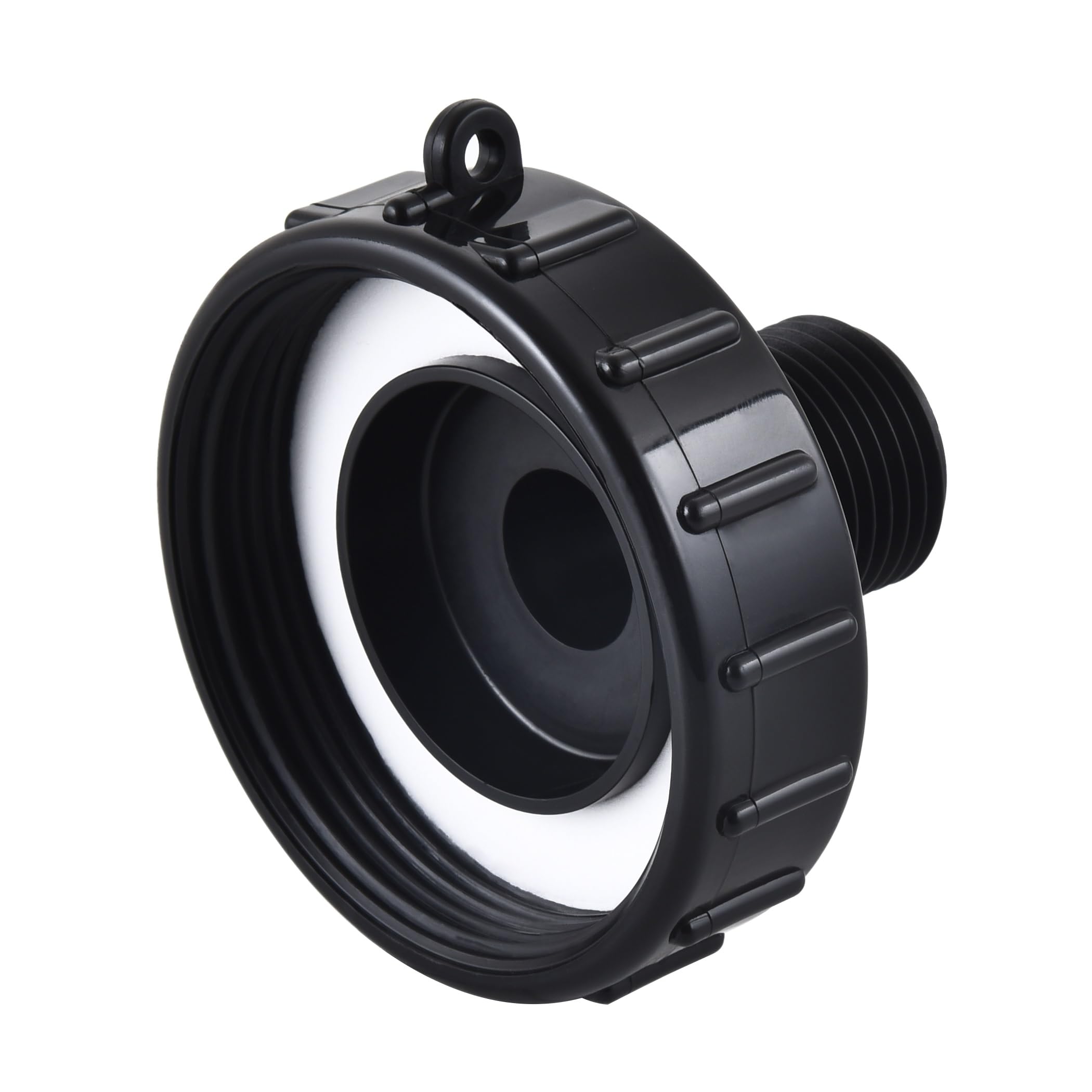 IBC Tote Adapter, Food Grade IBC Drain Adapter, 2.44” Fine Thread × 3/4” Male GHT for Connect IBC Tote to Garden Hose