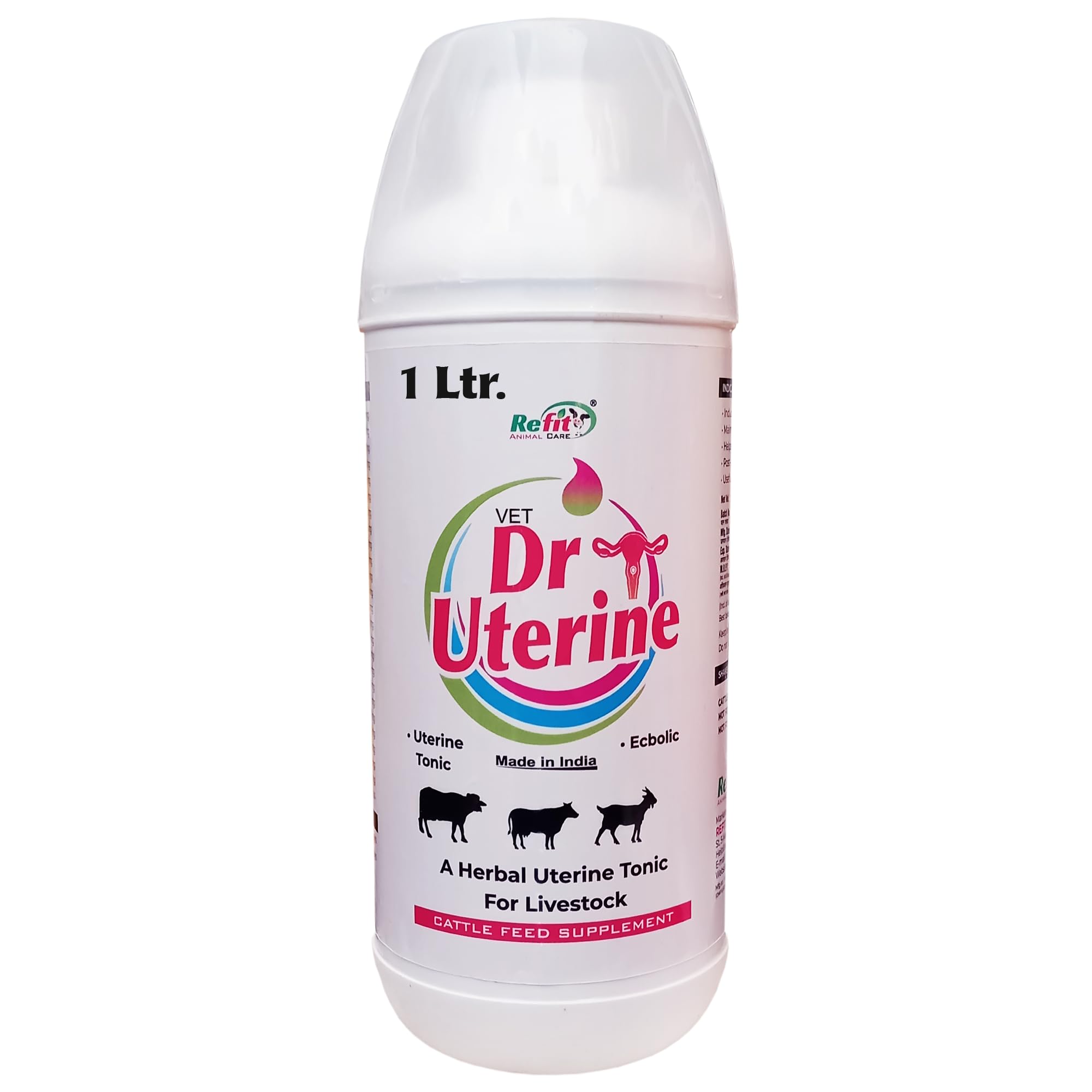 REFIT ANIMAL CARE Veterinary Uterine Tonic for Cow, Cattle, Buffalo & Farm Animals, 1 LTR, Dr. Uterine (B07Q3628WJ) Amazon Price History, Amazon Price Tracker