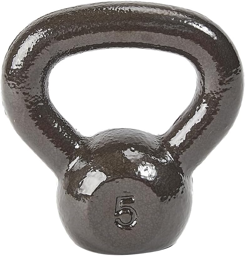 Elevon Cast Iron Kettlebell Weights for Home Gym 5 LBS