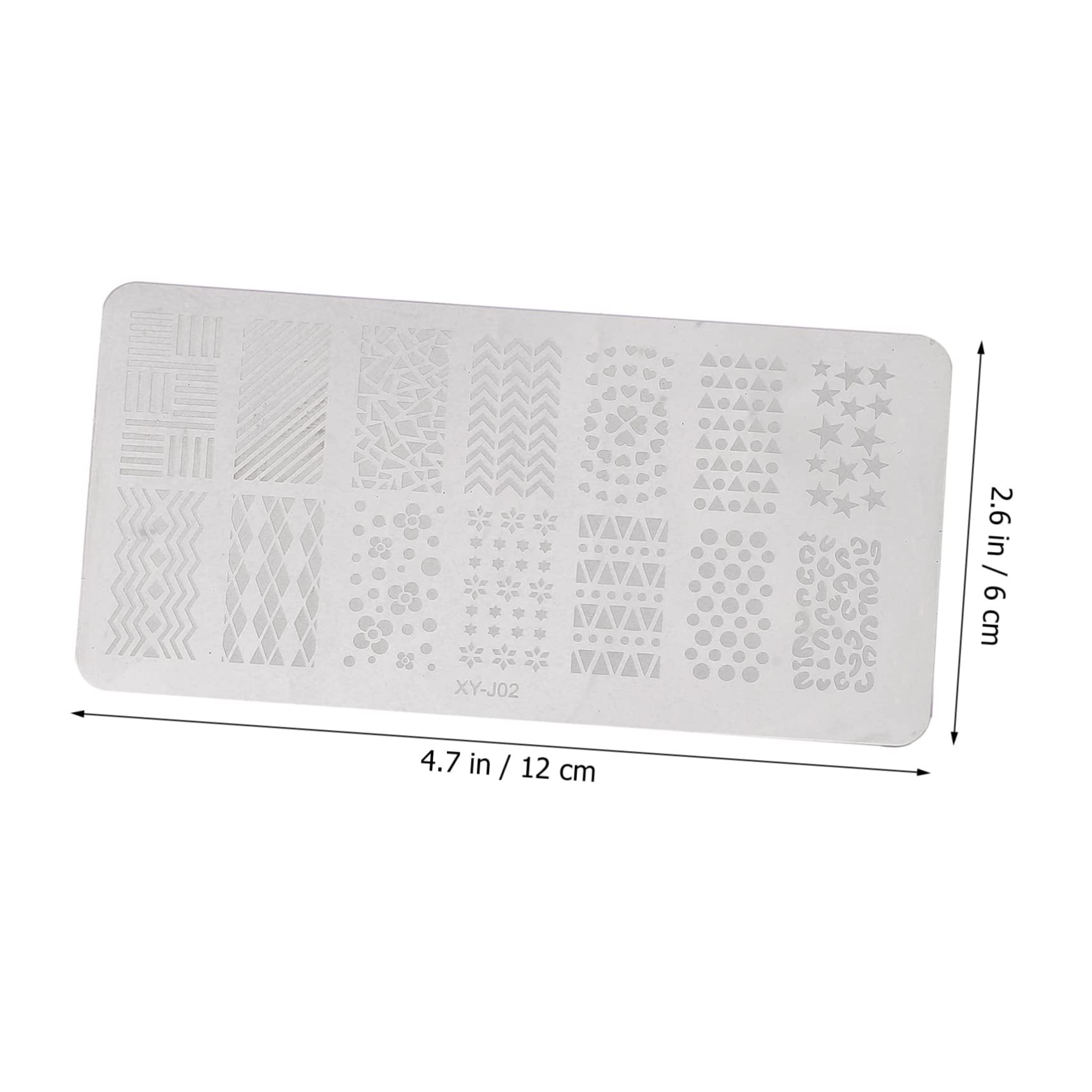 Mikinona 15pezzi Stampini Per Unghie Con Piastre Per Nail Art Template Per Stamping Unghie Con Vari Disegni e Stili Facile Da Usare Per Tutti Di Esperienza