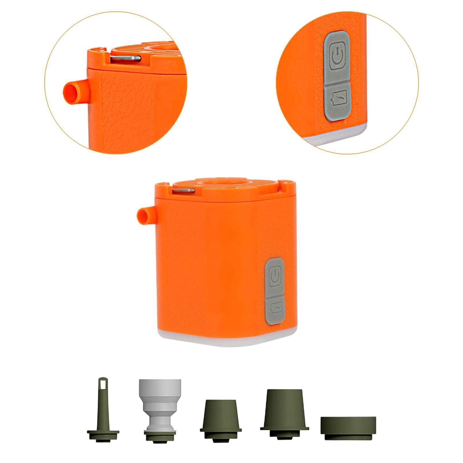 Pompe à Air électrique Compacte pour Bouées Gonflables avec éclairage et Port USB-C, Idéale pour Les Bouées.