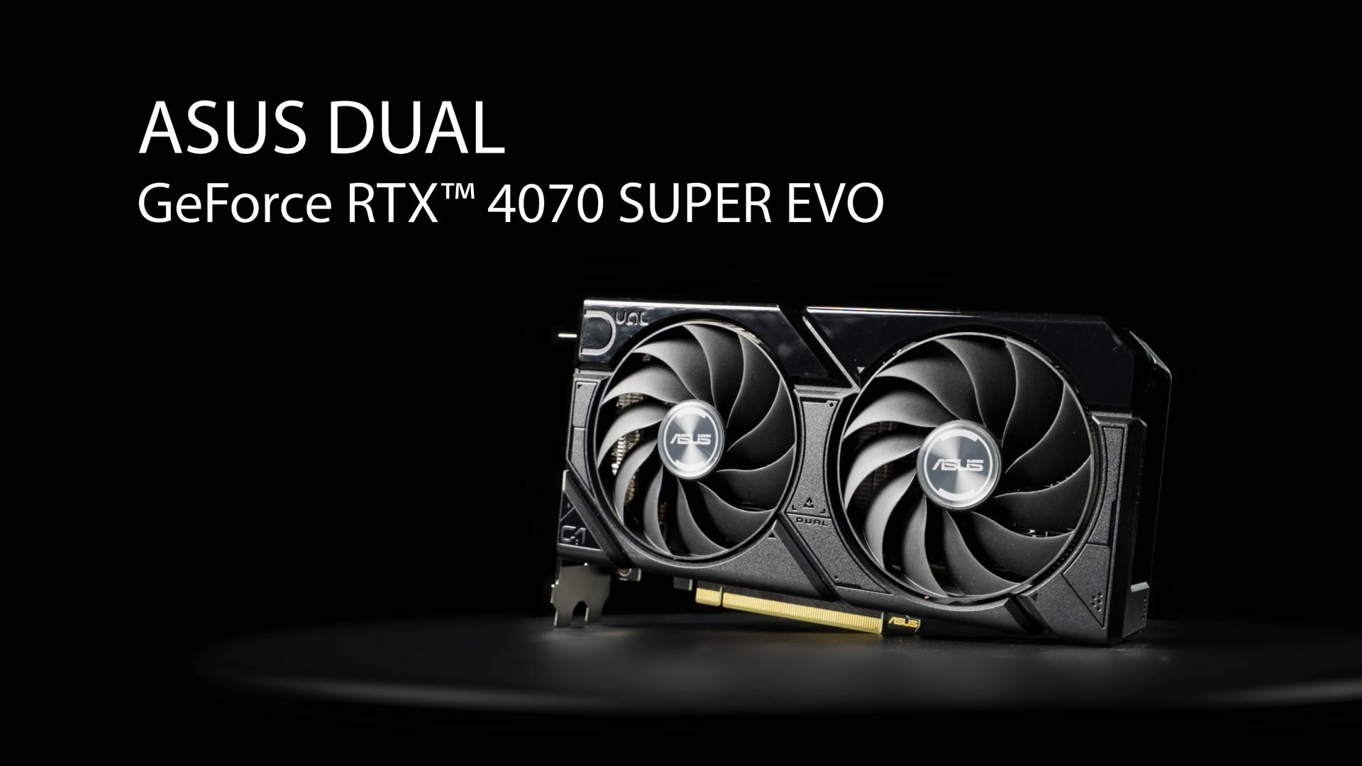 ASUS GeForce RTX 4070 Super 12G DUAL EVO OC Gaming Graphics Card