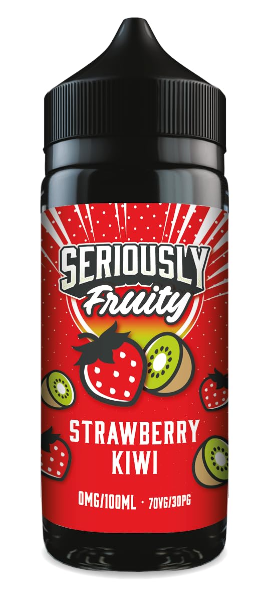 Seriously Fruity Strawberry Kiwi 0mg 100ml Shortfill E-Liquid (Nicotine Free)