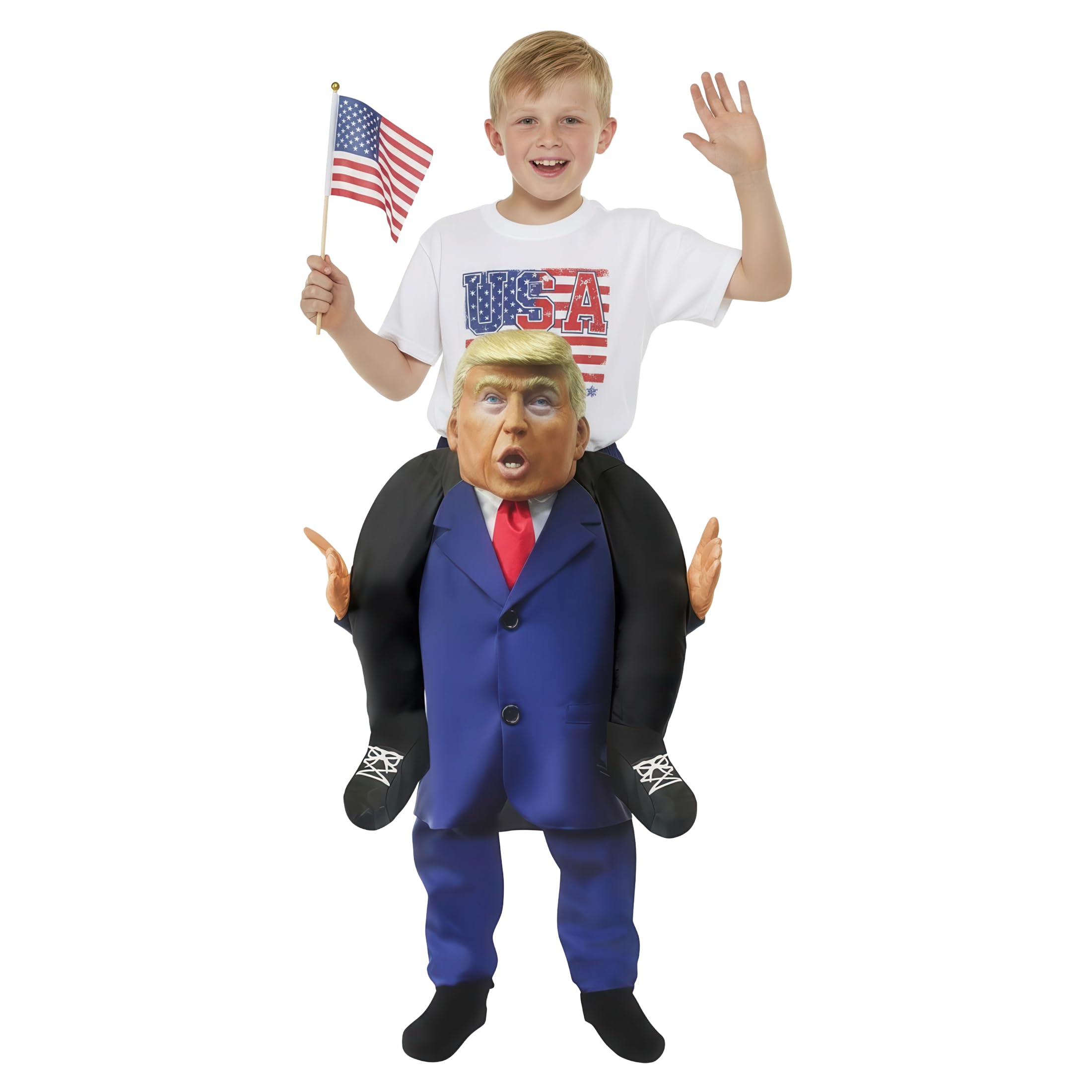 Costumes Kids American President Costume Ride On Halloween Piggyback Costume