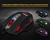 C-12 Wired USB Optical Gaming Mouse 12 Programmable Buttons Computer Gaming Mouse 4 Adjustable DPI 7 LED Lights