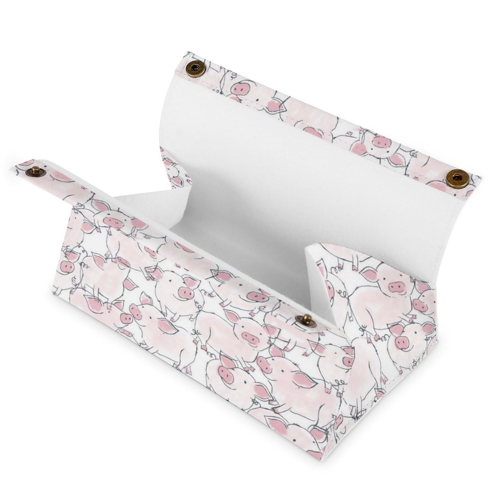 Amazon｜ティッシュケース 豚柄 可愛い ティッシュボックス PUレザー