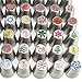 100pc Russian cake tips Special CHRISTMAS edition! 70 NEW design numbered stainless steel nozzles,2leaf tip, 3-color+ single coupler, 20 pastry bags, 5 silicon cake cups, Christmas tips, largest set