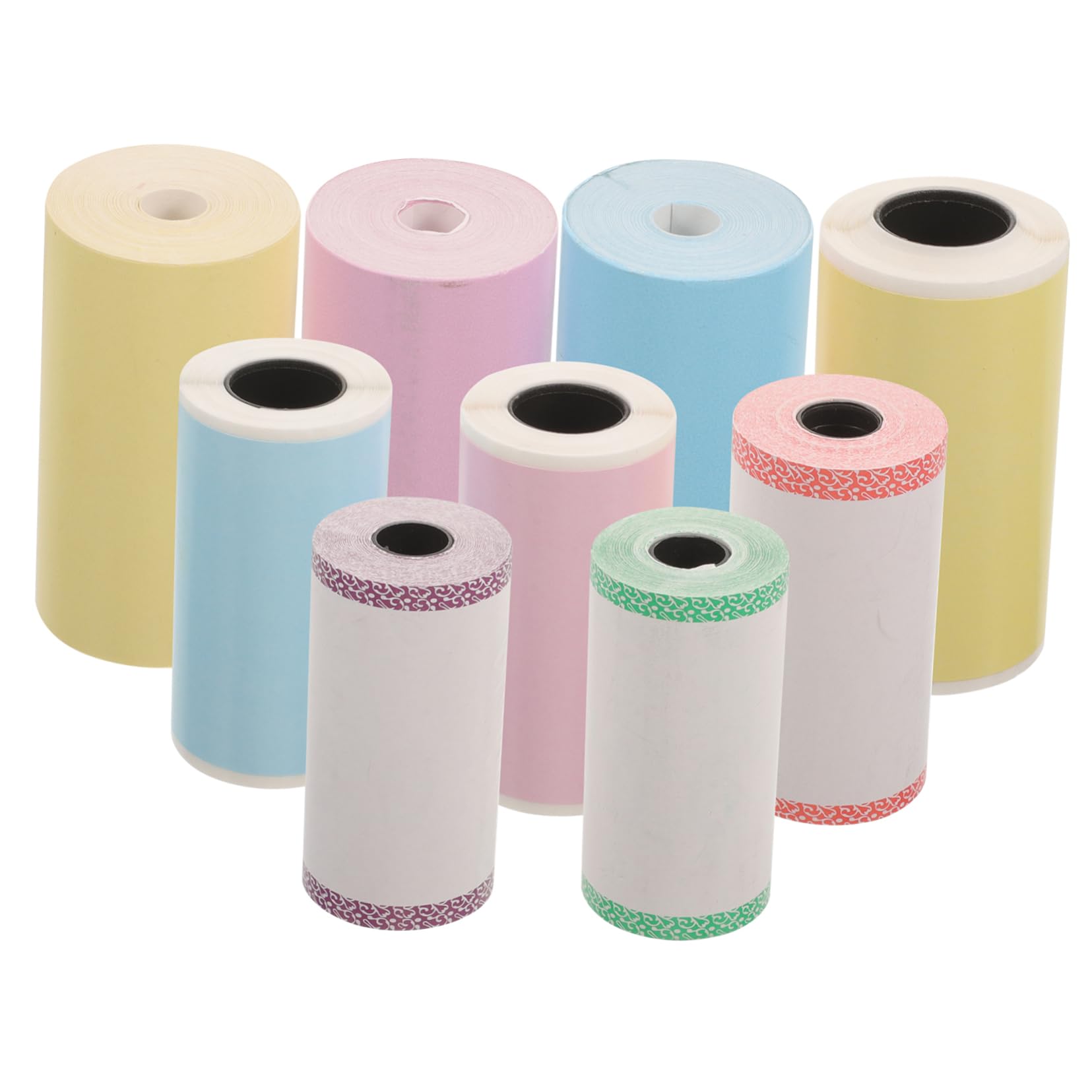 Housoutil 5 Set Etichette Termiche Adesive Autoadesive Per Termica Impermeabili E Resistenti Oli Compatibili Con Mini Stampanti Per Ufficio E Domestico 9 * 5