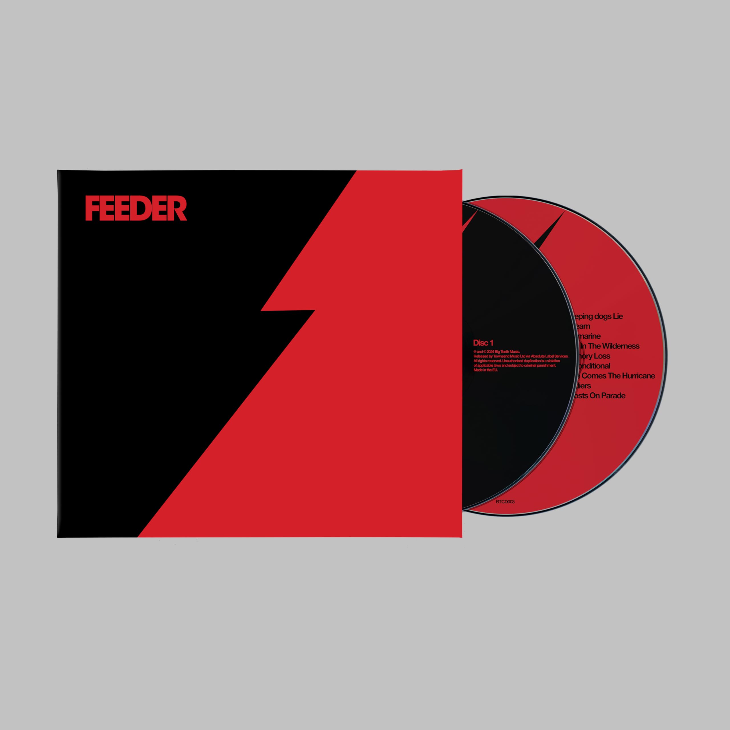 Feeder Black/Red (Big Teeth) 2CD new and sealed Album