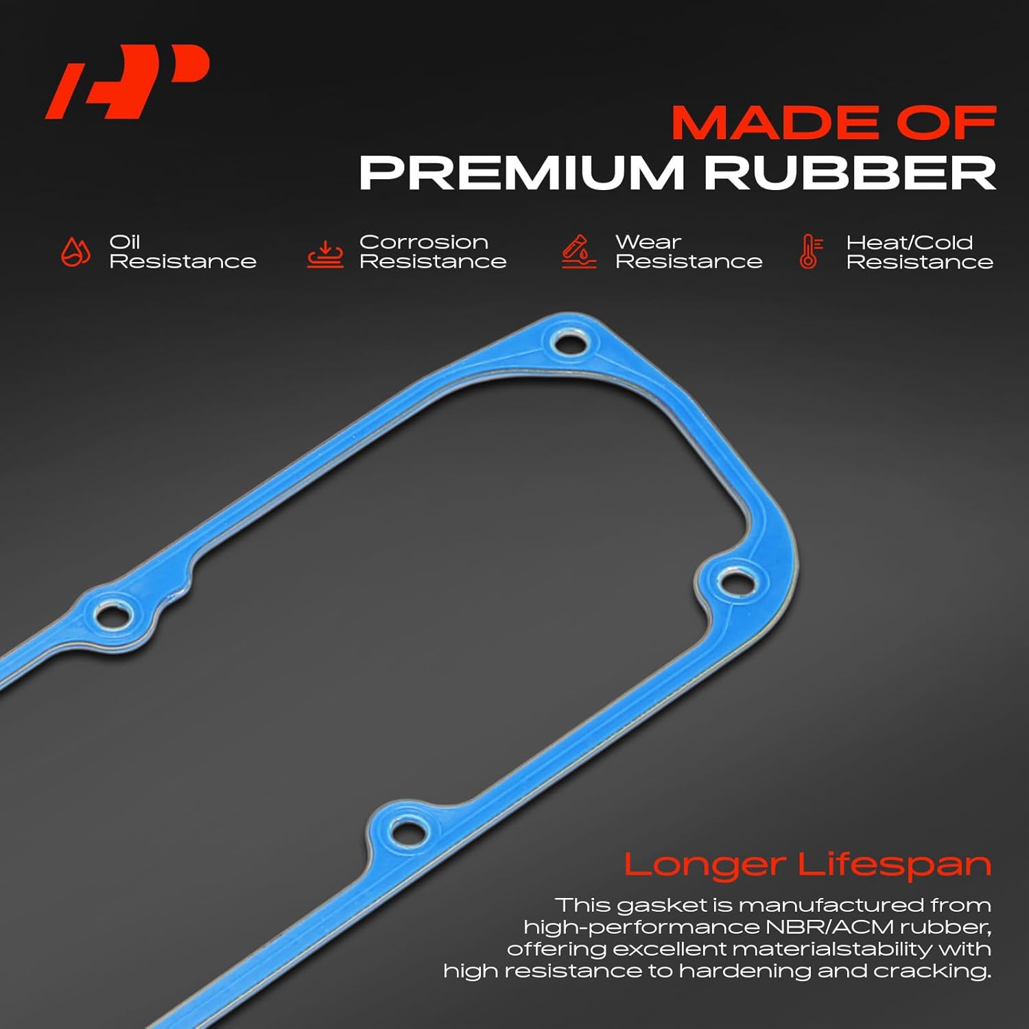 A-Premium Engine Valve Cover Gasket Set Compatible with Dodge, Chrysler, Plymouth, Eagle & Utilimaster - Grand Caravan 1990-2000, Caravan, Dynasty, Intrepid, Town & Country, Dynasty, Grand Voyager