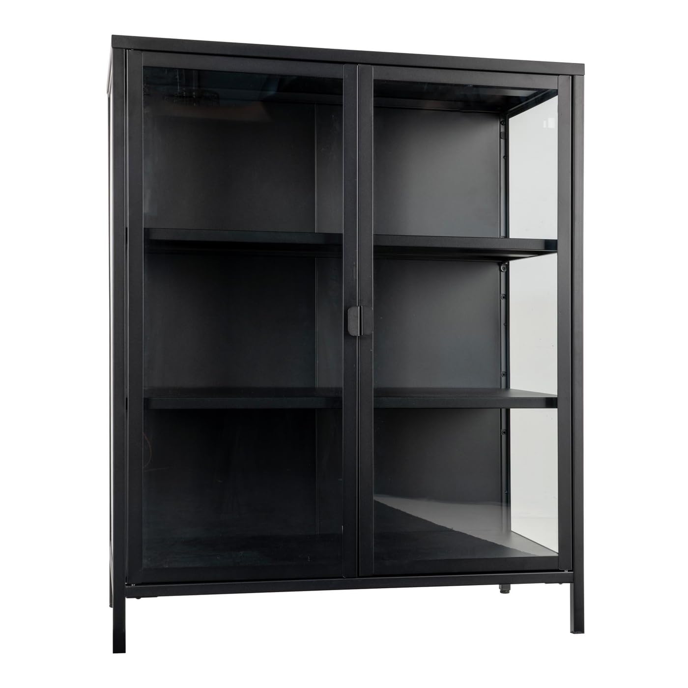 House Nordic Vitrine Brisbane – Schwarz (Klein)