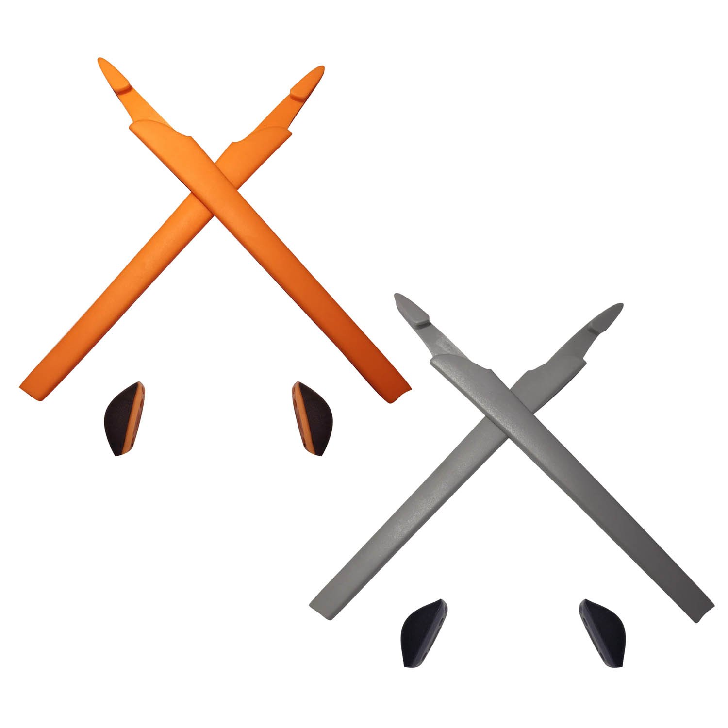 Kit silicone Oakley Crosslink orange gris élastomère haute performance - 7