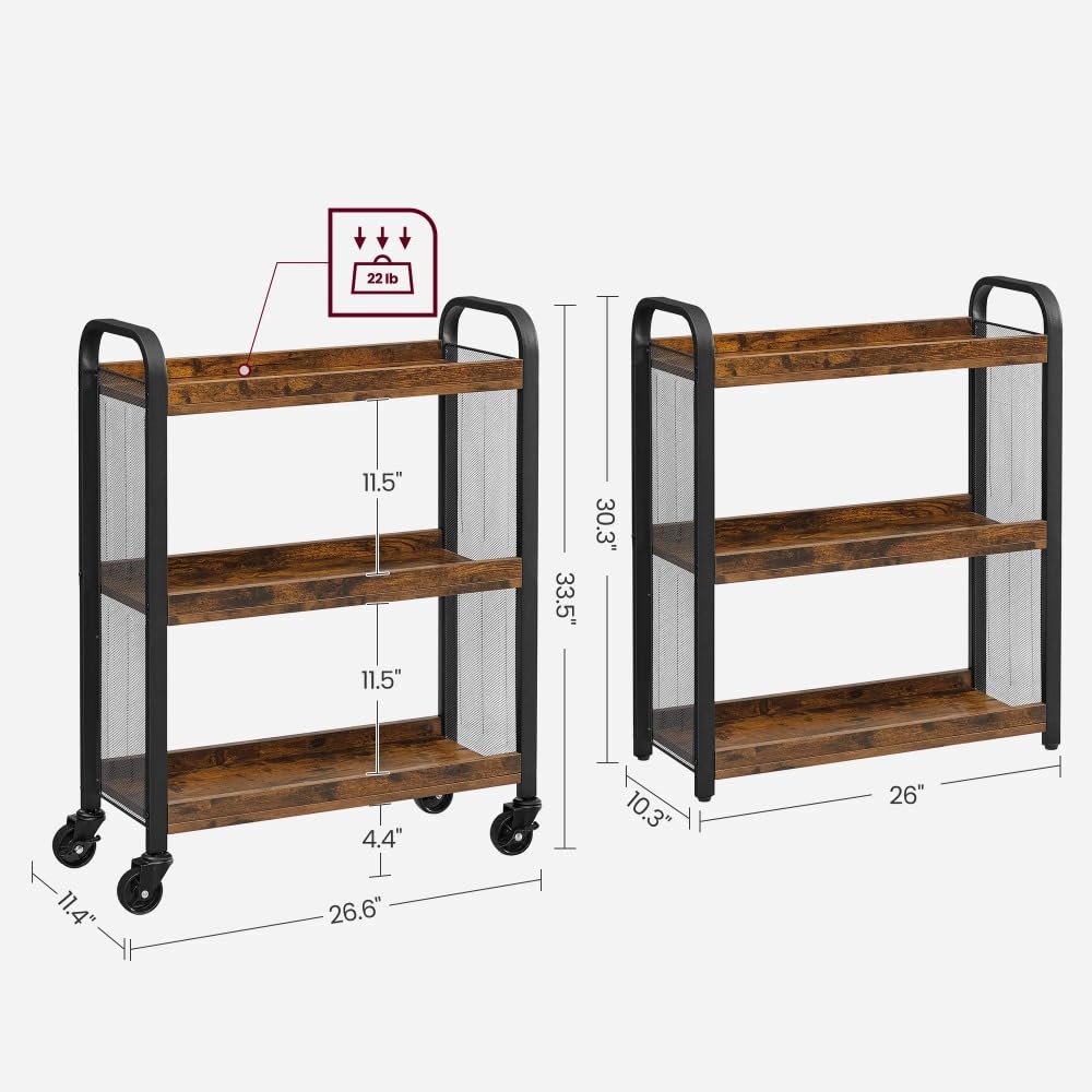 Carrito utilitario de cocina rodante con ruedas, isla de rage móvil para nización, muebles de cocina multifuncionales, carrito auxiliar de fácil movimiento