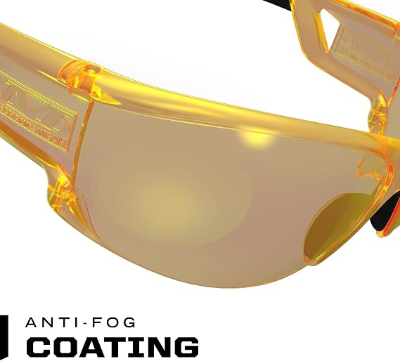 Mechanix Wear Vision Type-N Safety Glasses Amber Lens