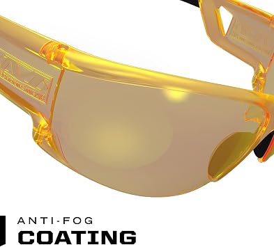 Mechanix Wear Vision Type-N Safety Glasses Amber Lens