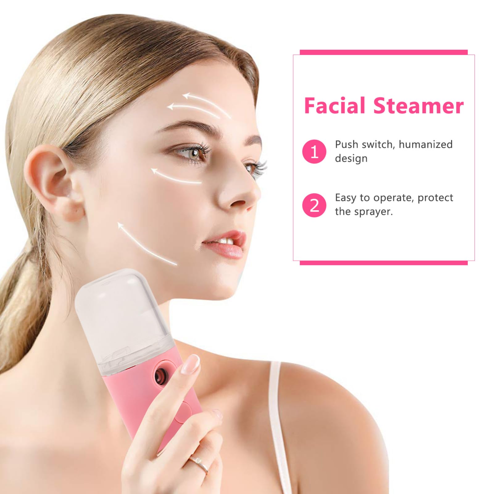 TOVINANNA Portable Nano Facial Handheld Face Beauty Device Hydrating Sprayer