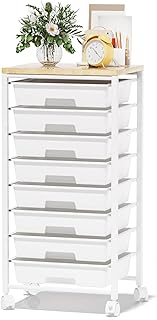 Beauenty Rolling Storage Cart with Drawers