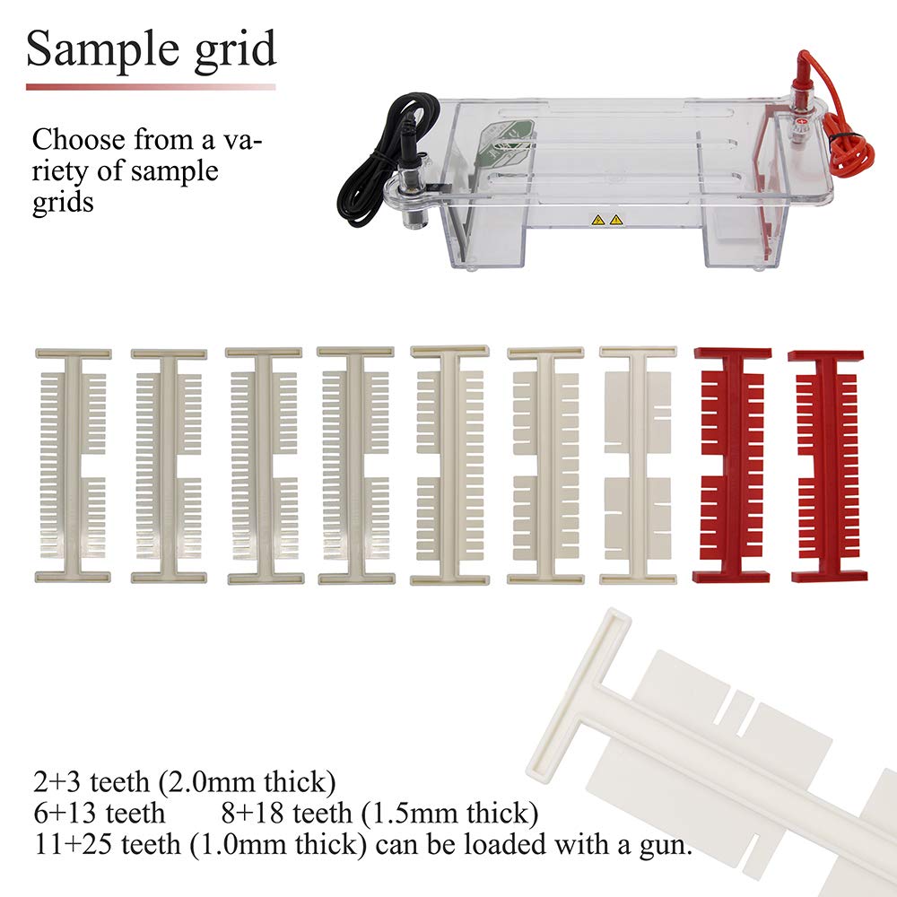 dycp-31dn Mini Lab Modular Gel horizontal electroforesis celular sistema 120 x 120 mm