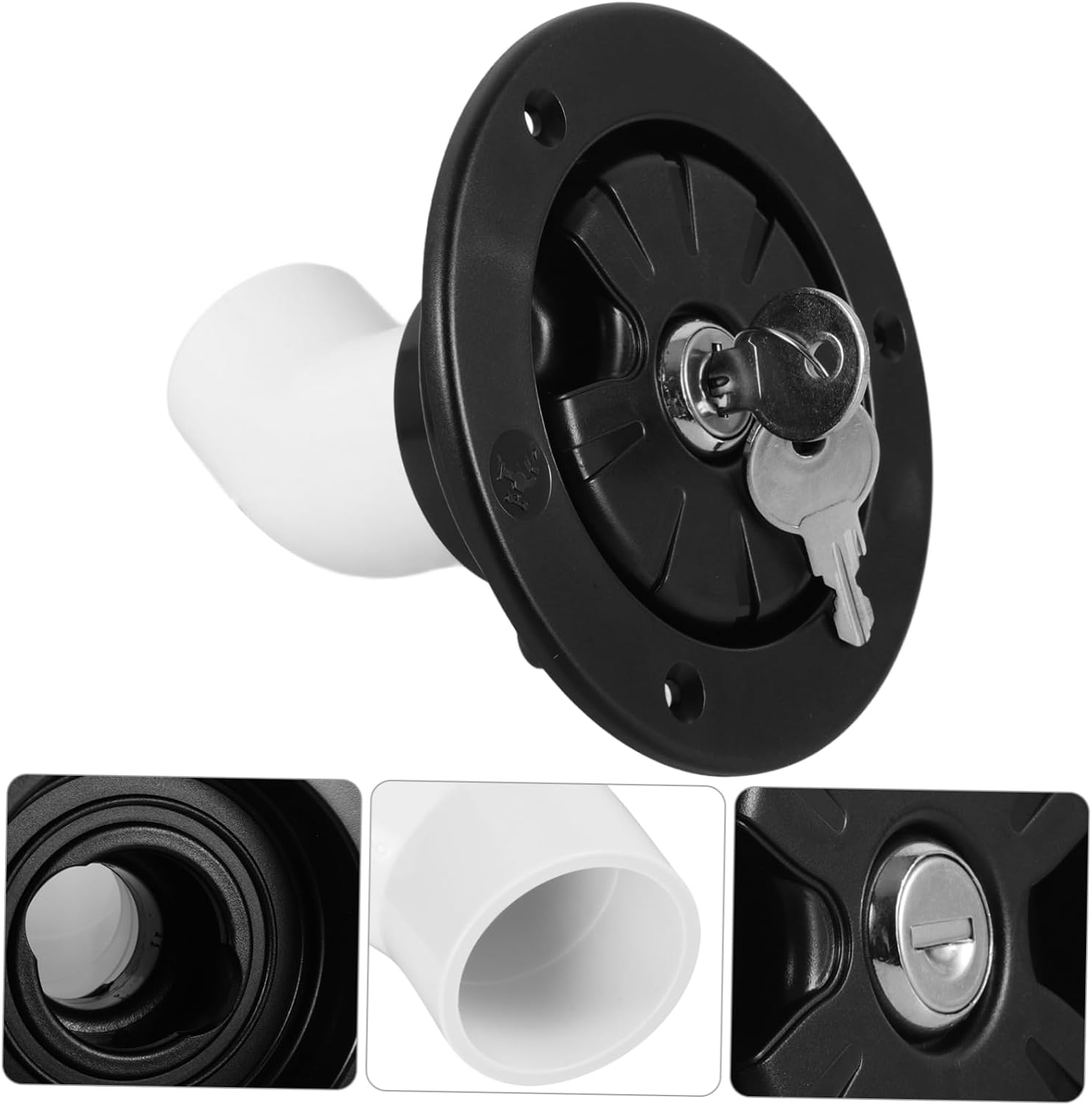 MAGICLULU RV Water Fill Inlet Connection for Freshwater Tank Durable RV Water Inlet for Travel Trailers and Campers