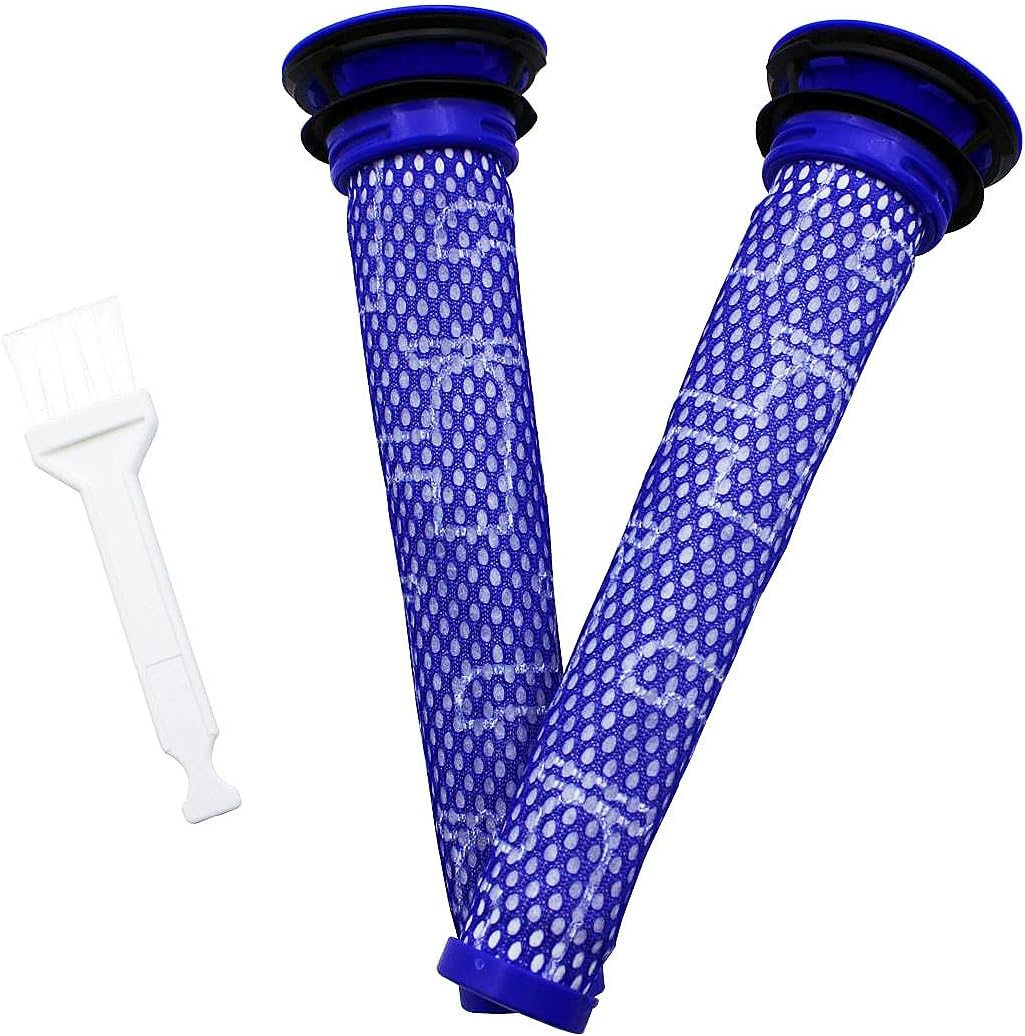 Vacuum V6 filters compatible for Dyson DC58, DC59, V6, V7, V8 pre filters 965661-01 Replacement Parts 2 Pack