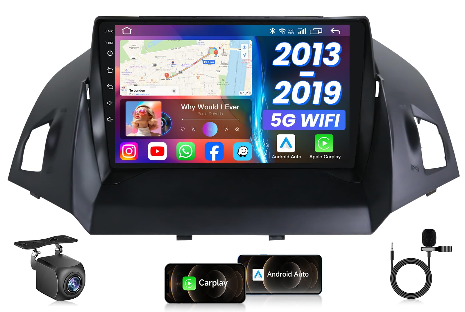 Amazon.com: Android 13 Car Radio Stereo for Ford Escape 2013–2019 Amazon.com: Android 13 Car Radio Stereo for Ford Escape 2013–2019