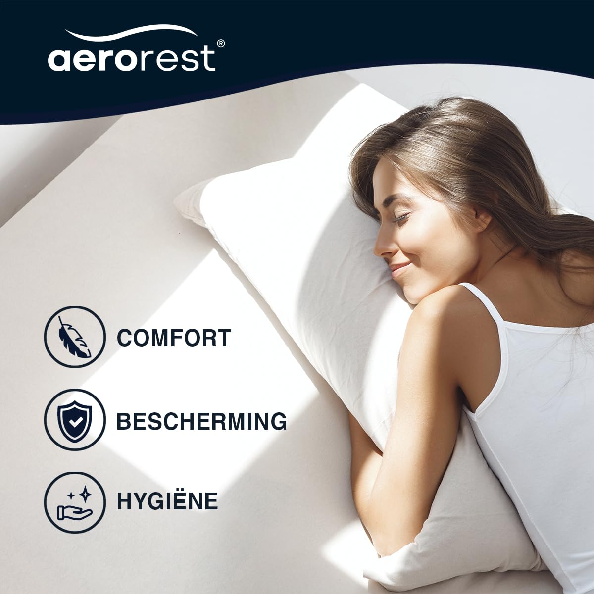 Drap Housse Matelas Gonflable Double - 152x191cm - Surplomb 30cm - AeroRest