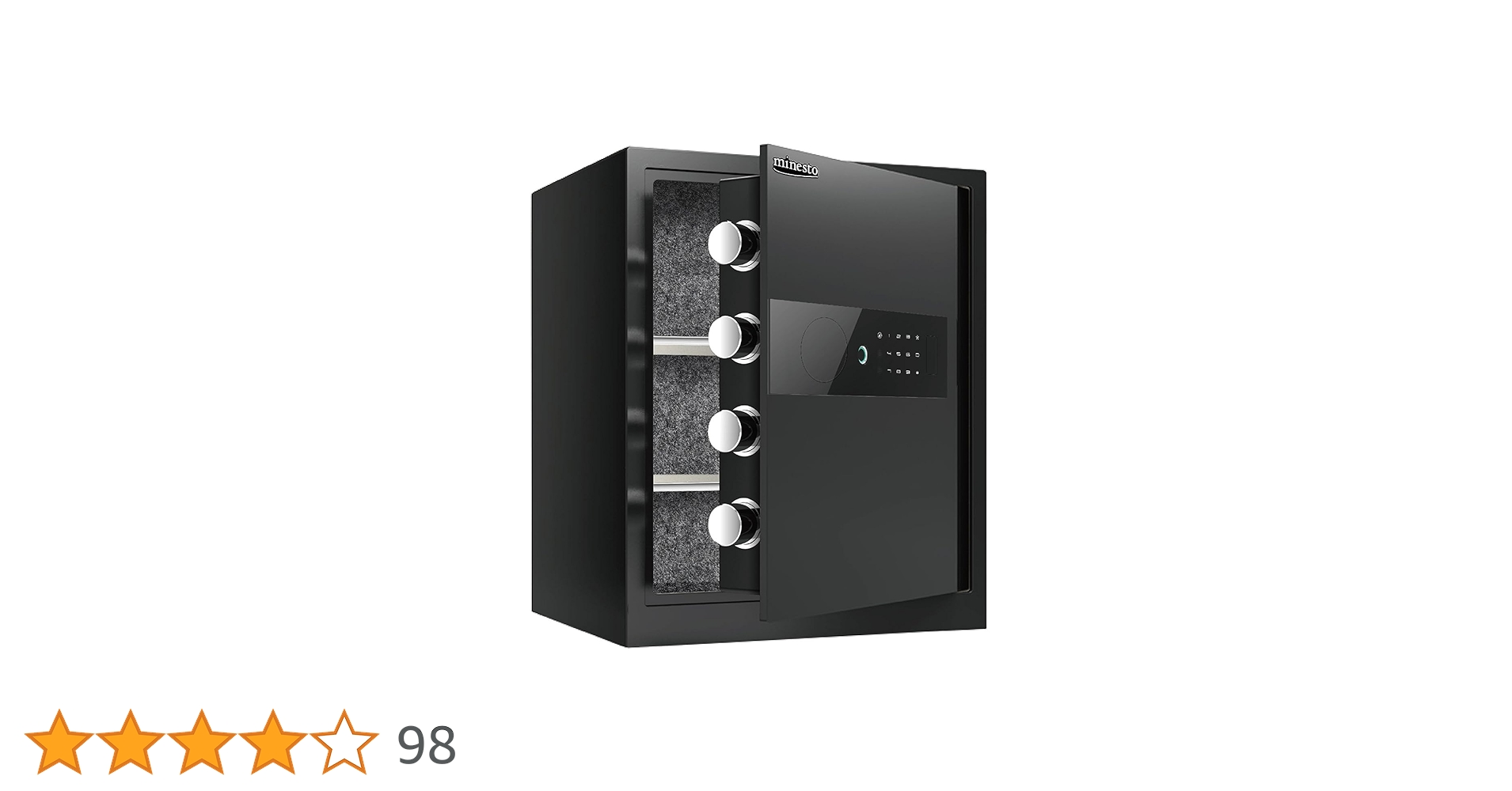 電子金庫 タッチパネル (60cm, 黒) 指紋認証 アラーム機能付き 1158 Amazon.co.jp: 電子金庫 タッチパネル金庫 指紋認証金庫 アラーム機能