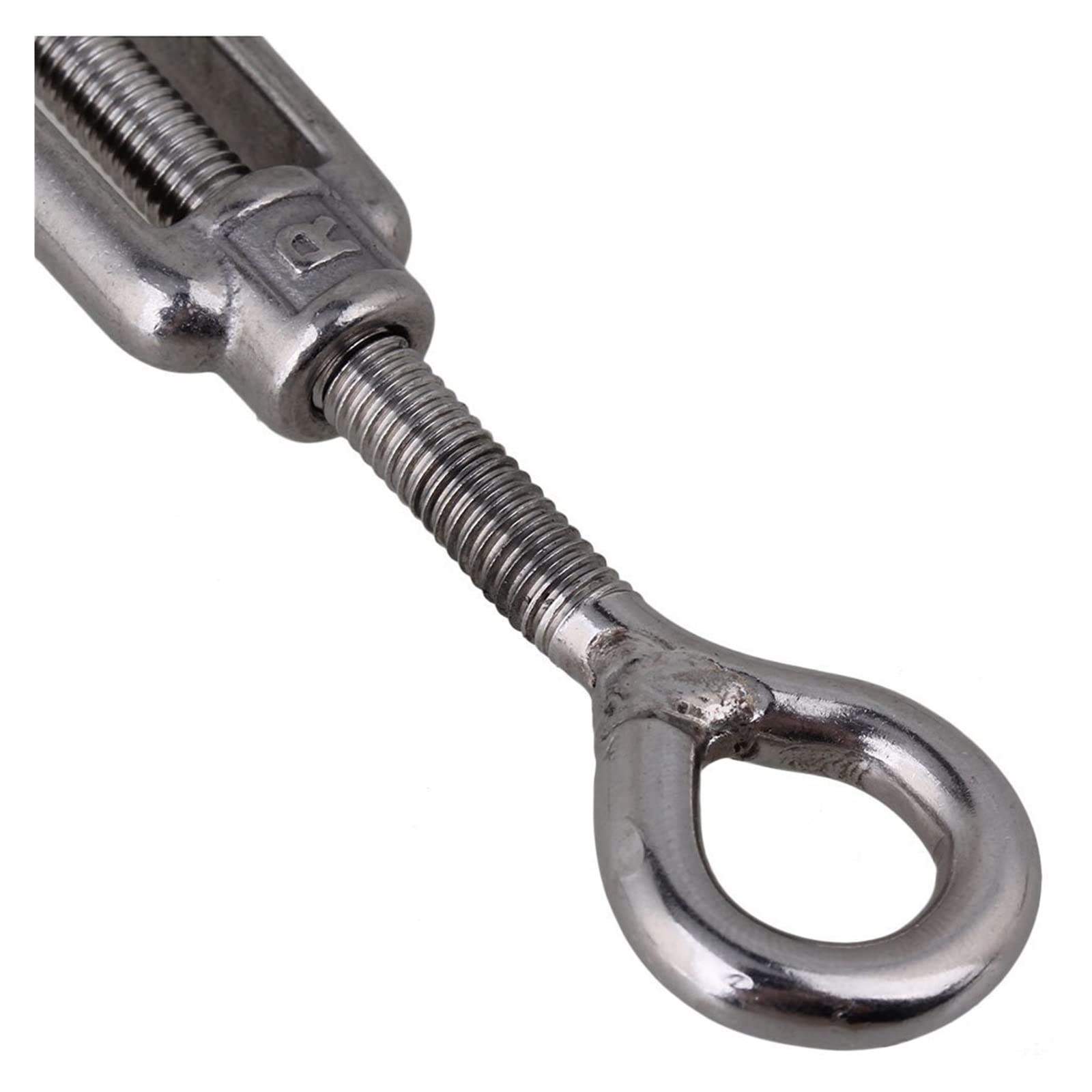 Tensor de Tensor Ajustable de Gancho y Ojo, 20 tensores de Cable de Acero Inoxidable Ajustables M6 de Ojo a Ojo