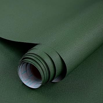TANONE Contact Paper Peel and Stick 15.8"x 394", Grasscloth Contact Paper Self Adhesive Removable Wallpaper, Fabric Linen Thickened Wallpaper Decorative for Wall Cabinets Drawers Kitchen