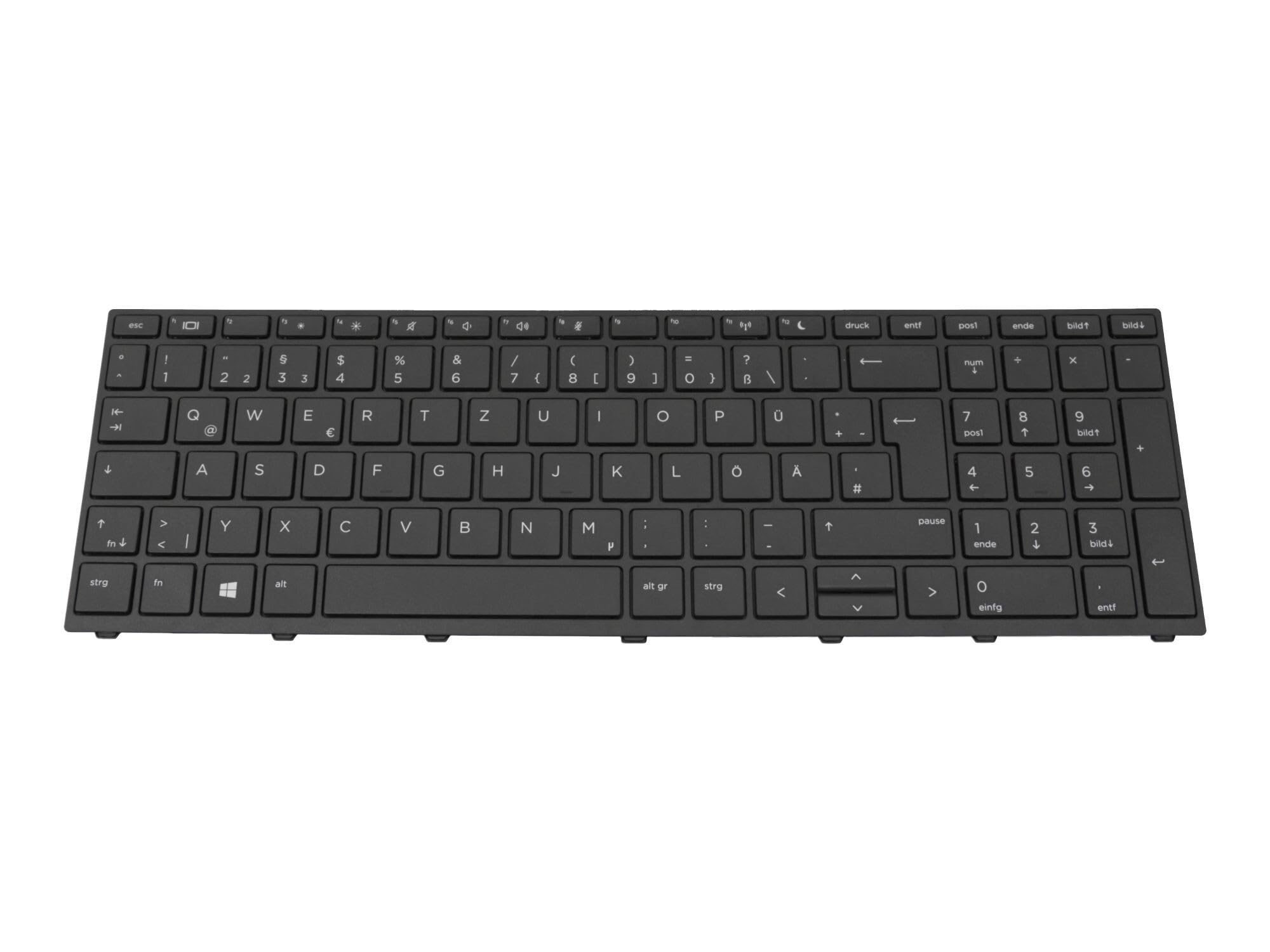 HP L01028-041 Tastatur DE (deutsch) schwarz mit Numpad