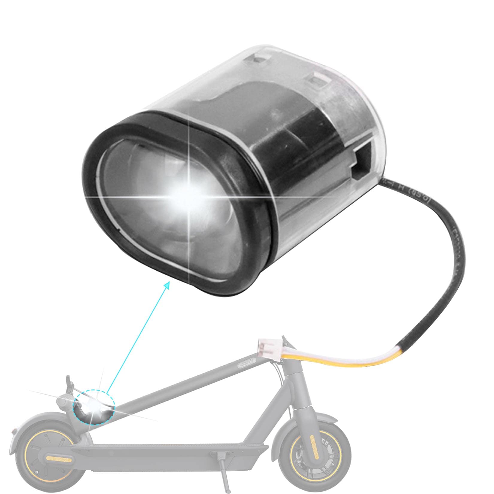 Ninebot ZT3 Pro - Superhelles Frontlicht Und Tagfah Produktbild-Vorschau 5