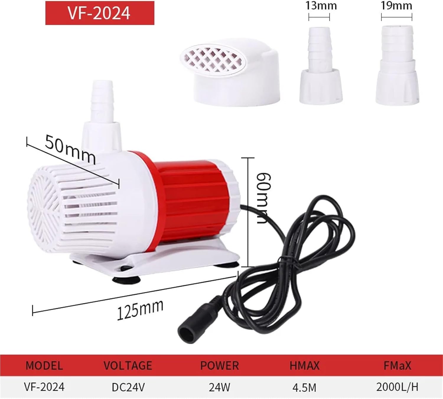 Sewage/Effluent Pumps Ultra-quiet Fish Tank Submersible Pump Bottom Suction Side Suction Pump Suitable for Aquarium Rockery Fountain Filtration Cycle(12V-2A)