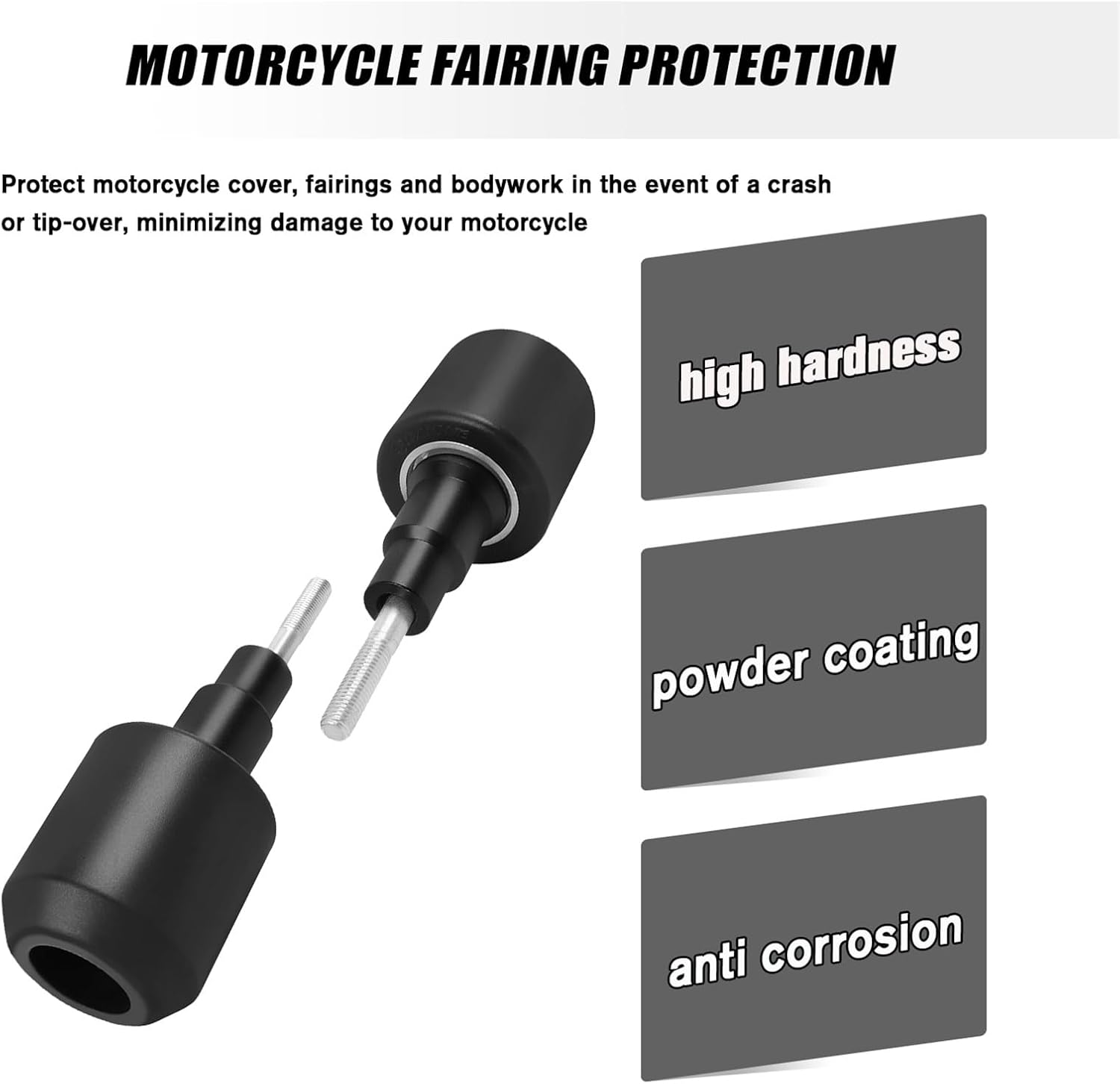 Frame Sliders CNC Aluminum Engine Guard Replacement for KAWASAKI Ninja 400 Z400 2018-2024 Ninja 500 Z500 2024-2025 Motorcycle Bodywork Fairing Falling Protection