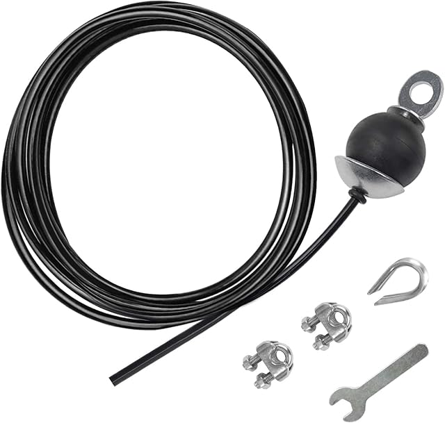 LFJ Fitness Steel Cable, Heavy Duty Steel Wire LAT and Lift Pulldown Pulley System Home Gym Cable Accessories