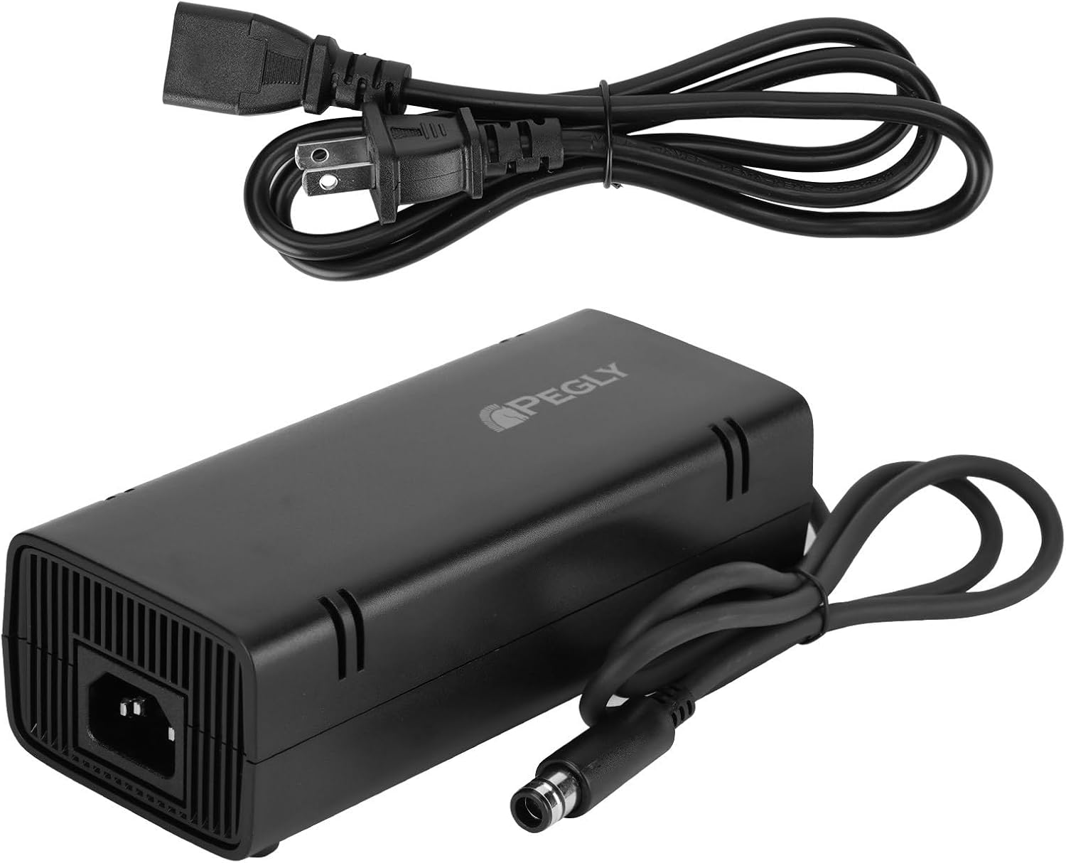 Power Supply for Xbox 360 E, Power Supply Brick with Power Cord, AC Adapter Power for Microsoft Xbox 360 E Console, 100-240V