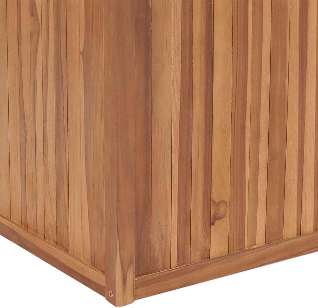 vidaXL Solid Wood Teak Raised-Bed Garden Planter - Large, Durable, Easy to Assemble, Unique Wood Grains, Proposition 65 Warning