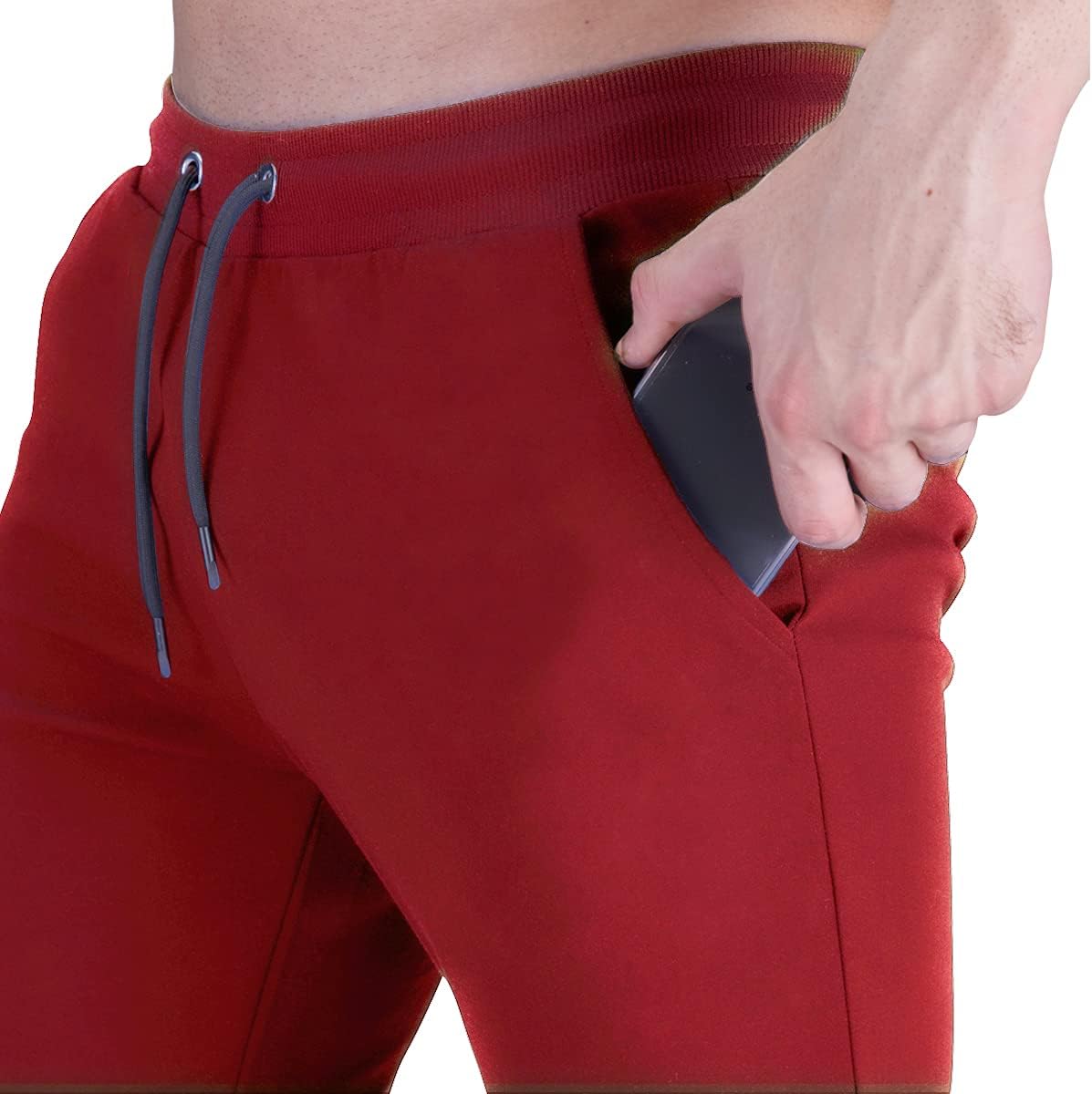 Wangdo Men's Slim Joggers Gym Workout Pants,Sport Training Tapered Sweatpants,Casual Athletics Joggers for Running - Image 4