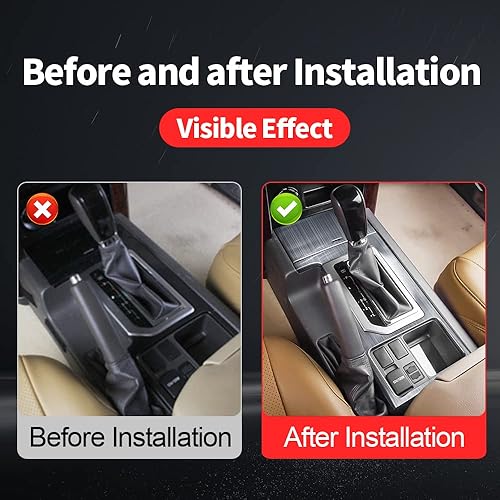 Miniatura 4 de For Toyota Land Cruiser Prado 150 2010-2017 Interior Decorative Modification Accessories Central Gearbox Panel Lc150 Fj150 (SilverA Style)