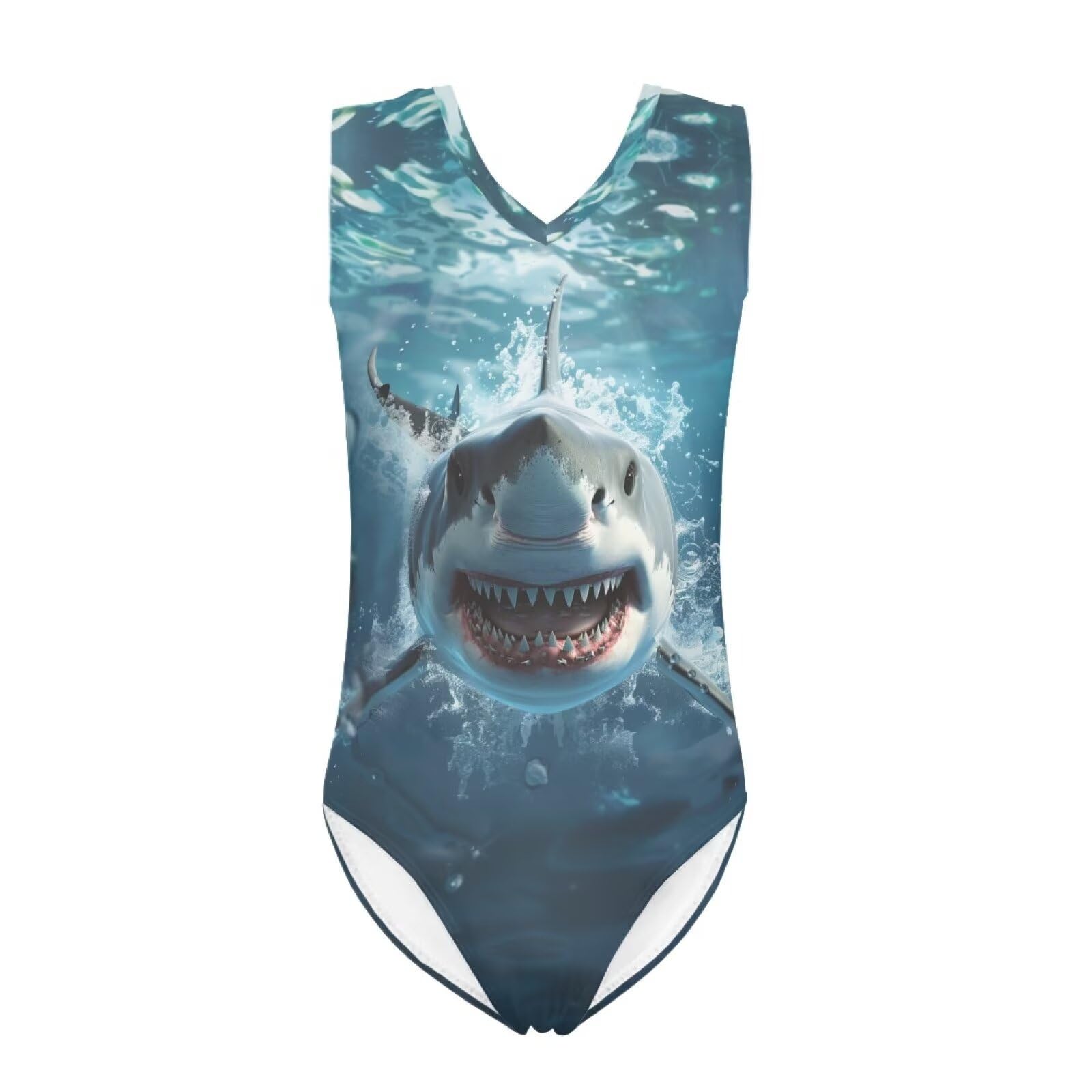 Xpyiqun Bathing Suits for Girls 3-14 Kids Summer One Piece Swimwear Beach Sport Sleeveless Swimsuits Athletic
