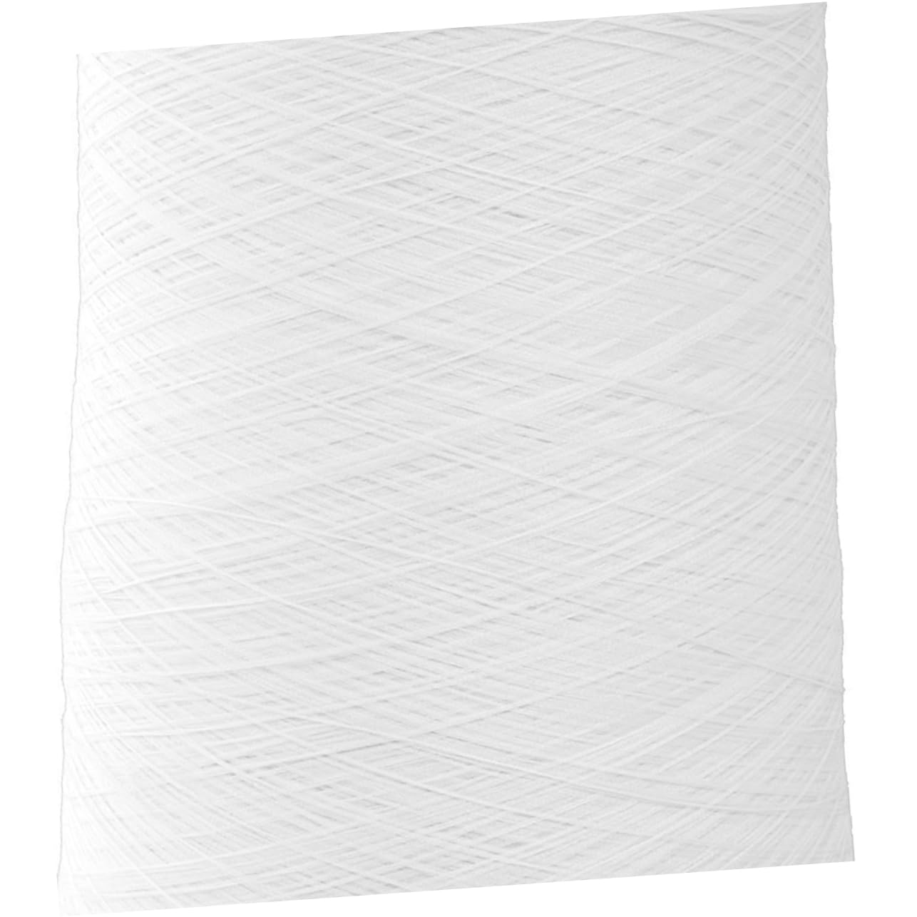 Housoutil Polyester Thread Cord 150d for Machine Embroidery Overlocking White Spool