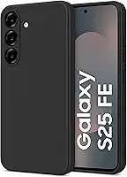 Capa para Samsung [Galaxy S25 FE] Capinha Premium Ultra Slim Case com Proteção de Camera, Anti Impacto e Resistente, Anti Riscos, Leve, Aveludada e Design Elegante (Preto)