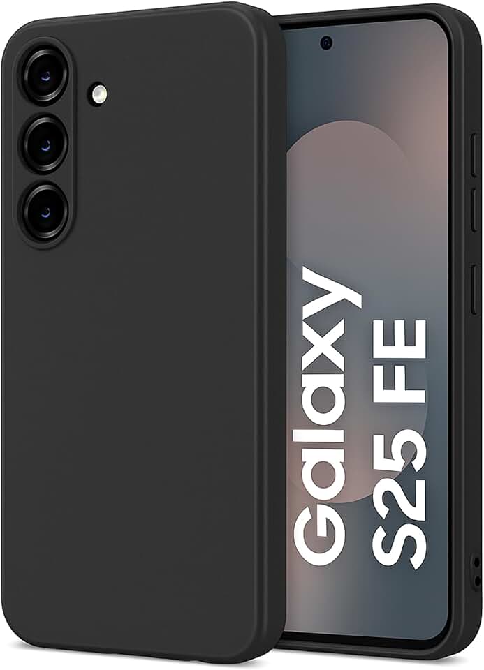 Capa para Samsung [Galaxy S25 FE] Capinha Premium Ultra Slim Case com Proteção de Camera, Anti Impacto e Resistente, Anti Riscos, Leve, Aveludada e Design Elegante (Preto)